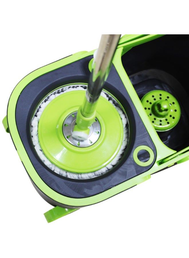 PAACHU 360°  Spin Mop with Bucket – Durable Design, Adjustable Handle, Microfiber Pad-13L - Image 2